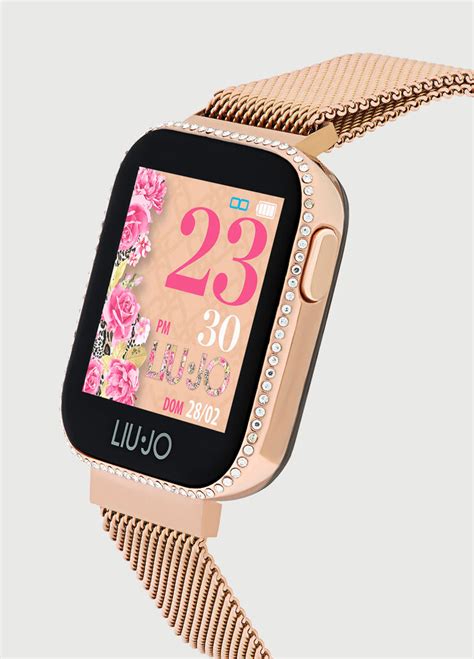 Smartwatch Liu Jo mit Strass.